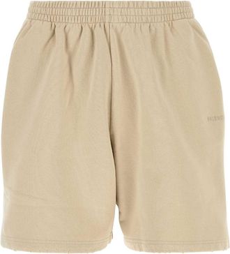 Balenciaga Sand Cotton Bermuda Shorts