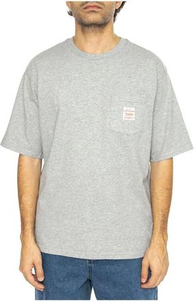 Levi's Heren, Tops, Grijs, Maat: XL Denim