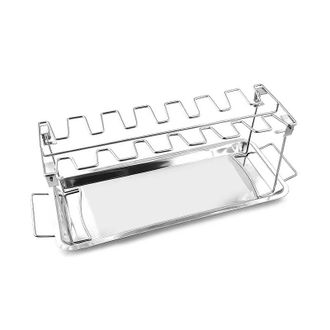 OEM Se Vende Parrilla Para Pollos Nazalus, Parrilla Plegable De Acero Inoxidable Para 14 Muslos, Accesorio Para Barbacoa, Horno Y Parrilla De Suelo