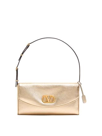Valentino Garavani Devain Small Leather Shoulder Bag