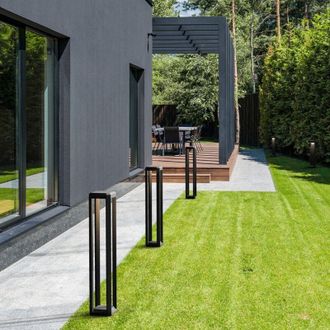 Maytoni Royal Mile Bolardo Led Gris Integrado Para Exteriores Royal Mile Ip65 - Maytoni
