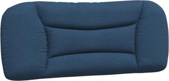 vidaXL Cabecero De Cama Acolchado Tela Azul 100 Cm Vidaxl