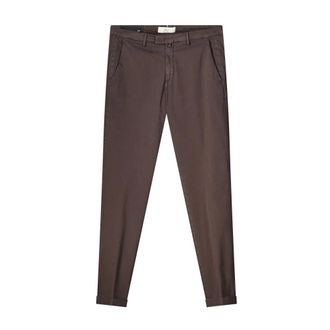 BRIGLIA 1949 Chino broek - Heren - Broeken - Bruin - Maat: 2XL Katoen