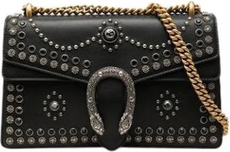 Gucci Pre-owned Vintage Schoudertas - Dames - Vintage Schoudertas - Zwart - ONE Size - Leer - Vintage