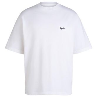 Rapha Relaxed Cotton T-Shirt T-Shirt f&uuml;r Herren | wei&szlig;/schwarz