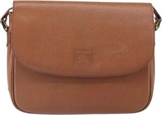 Burberry Pre-owned Vintage schoudertas - Dames - Vintage Schoudertas - Bruin - ONE Size - Leer - Vintage