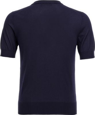 Dolce & Gabbana Silk Crew Neck Sweater - Blue