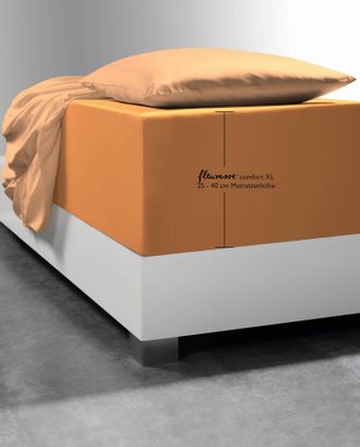 Fleuresse Spannbettlaken »Comfort XL« Mako-Jersey, für Matratzen bis 40 cm Höhe, Bettlaken, Spannbetttuch