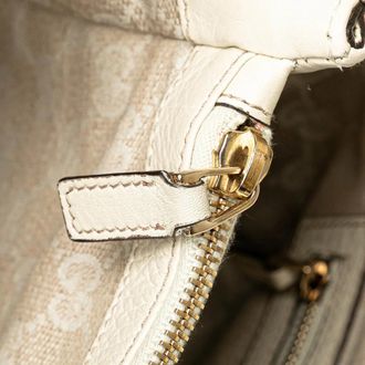 Gucci Shopper - 2000-2015 Medium Leather Bamboo Diana Tote - Gr. unisize - in Weiß - für Damen