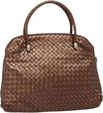 Bottega Veneta Pre-owned Handbags, female, Brown, Size: ONE SIZE Pre-owned Vintage Handbag
