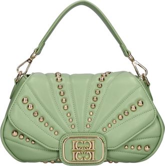 La Carrie Oyster Bag - Dames - Handtassen - Groen - ONE Size - Leer - Tassen
