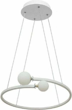 Trade Shop Trade Shop Traesio - Trade Shop - Lampadario Led 34 w a Sospensione Design Moderno In Alluminio Pvc Luce 6500k A58