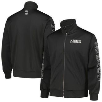 Pleasures Mens PLEASURES Black San Diego Padres Pitcher Full-Zip Track Jacket at Nordstrom, Size Medium