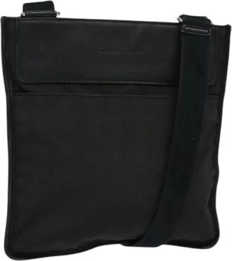 Ferragamo Pre-owned Vintage schoudertas - unisex - Vintage Schoudertas - Zwart - ONE Size - Leer - Vintage