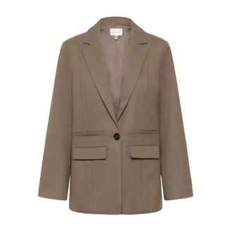 Gestuz Paula Blazer - Dames - Jassen - Bruin - Maat: L Zijde