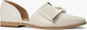 All Black Womens DOrsay Flats In Cream