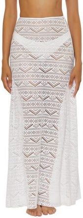BECCA by Rebecca Virtue Color Play Multifit Cover-Up Skirt in White at Nordstrom Rack, Size Medium