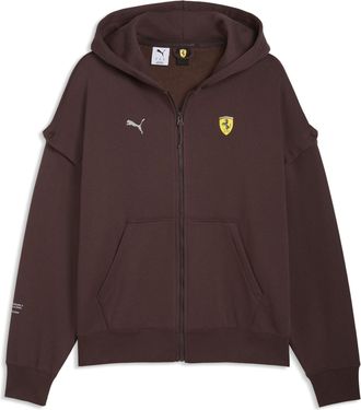 Puma Felpa con cappuccio oversize Scuderia Ferrari Premium da uomo, Accessori, Marrone, XL