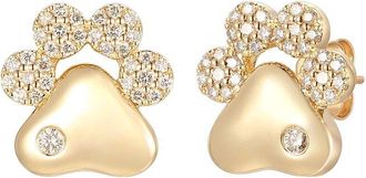 Le Vian I Love Dogs 14K 0.52 Ct. Tw. Diamond Stud Earrings