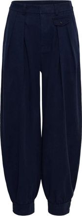 Inwear Diaziw Wijde Broek - Dames - Broeken - Blauw - XS - Katoen - Broeken