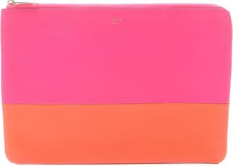 Celine Pre-owned Celine Bicolor Lambskin Solo Clutch Ladies C85M9MAG8CEMZTYP