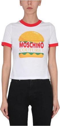 Moschino Mujer, Camisetas, Blanco, Talla: S