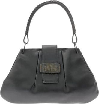 Gucci Pre-owned Vintage Schoudertas - Dames - Vintage Handtas - Zwart - ONE Size - Leer - Vintage