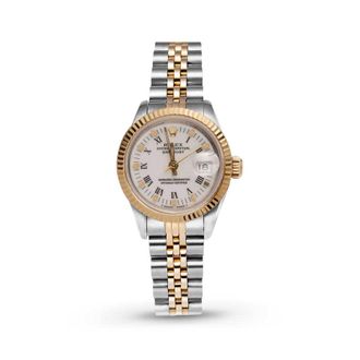 Rolex Pre-owned Rolex Datejust Automatic Chronometer White Dial Ladies Watch 69173