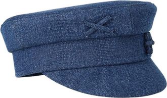 Ruslan Baginskiy Blue Solid Bakerboy Hat