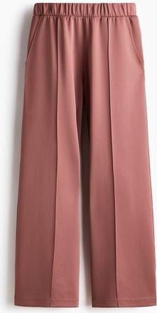 H&M Crease-front pull-on pants in Dusty Rose at Nordstrom, Size X-Small