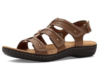 Clarks Laurieann Ivy Womens Sandals Tan Leather : 8.5 A - Narrow