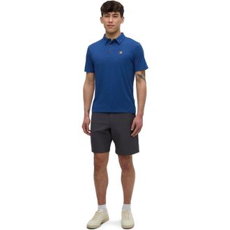 tentree Astir Polo in Nightfall Heather at Nordstrom, Size Xx-Large