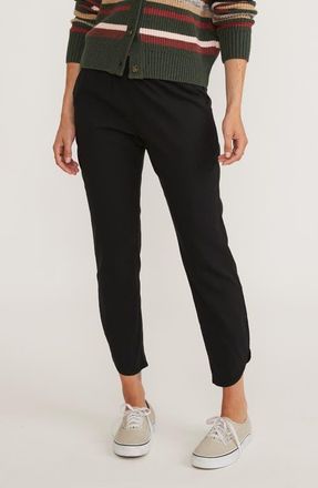 Marine Layer The Allison Pull-On Tencel Lyocell Pants in Black at Nordstrom, Size X-Small