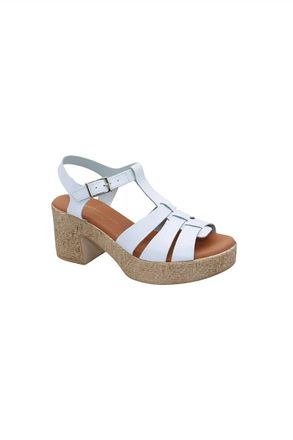 Eric Michael Womens Joni Wedge Sandal In White