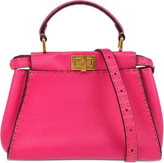 Fendi Borsa a mano Peekaboo ISeeU two-way anni 2010 - Rosa