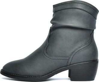Divaz Adele Fur-Lined Vegan Womens Boots Black