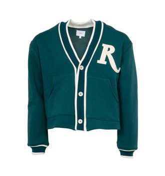 Rhude Teal Fibres Womens Cardigan