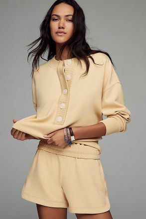 Varley Reena Button-Front Pullover