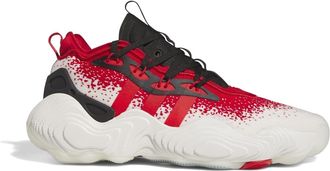 adidas Mens Trae Young 3 Low Trainers in White/Blk/Red - Size UK 14.5