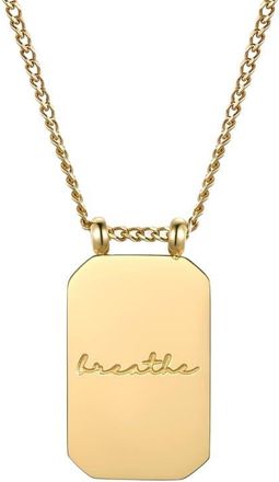 Mantra Breathe - Necklace in Yellow Gold at Nordstrom