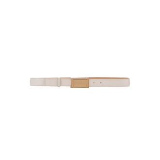 Elisabetta Franchi Embossed Belt - female - Elisabetta Franchi - Belts - White - XL - Accessories