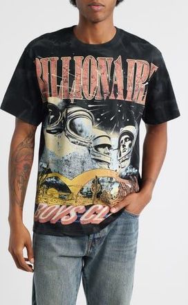 Billionaire Boys Club Rushmore Cotton Graphic T-Shirt in Black at Nordstrom Rack, Size Xxx-Large