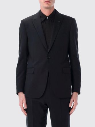 Lardini Completo monopetto in lana stretch con rever classico