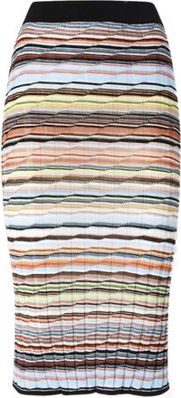 Missoni Gonna a matita a righe - Blu