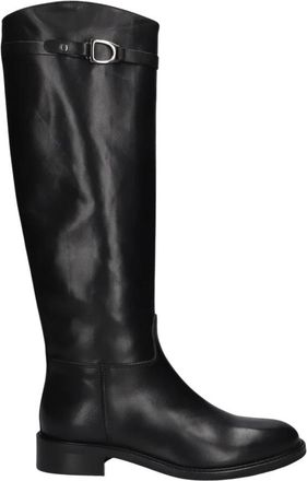 Lina Locchi Mw 074 Hoge Laarzen - Dames - Hoge Laarzen - Zwart - 41 EU - Leer - Schoenen