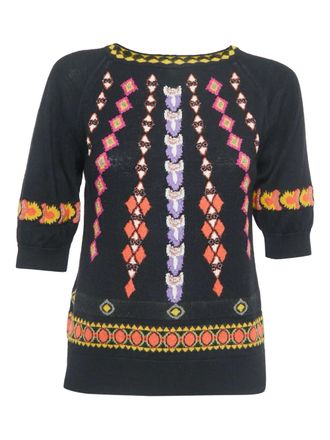 Etro Top denim - Nero