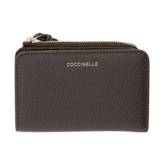 Coccinelle Vouwportemonnee - Dames - Accessoires - Groen - Maat: ONE Size Leer