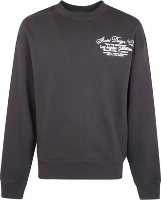 Amiri Dreamers Chain Stitch Crewneck - Heren - Sweatshirts & Hoodies - Grijs - Maat: L Katoen