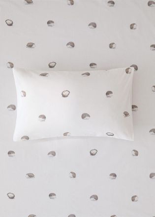 Mango Federa cuscino per bambini cotone stampa ricci 30x50 cm bianco - Home - 30x50cm - MANGO HOME