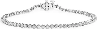House of Brilliance 925 Sterling Silver 1.0 Cttw Diamond Tennis Bracelet at Nordstrom